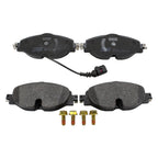 Set of 4 TRW Pro Rear Low Metallic Brake Pads for Audi A3 TT Quattro VW Golf GTI Jetta (2006–2013)