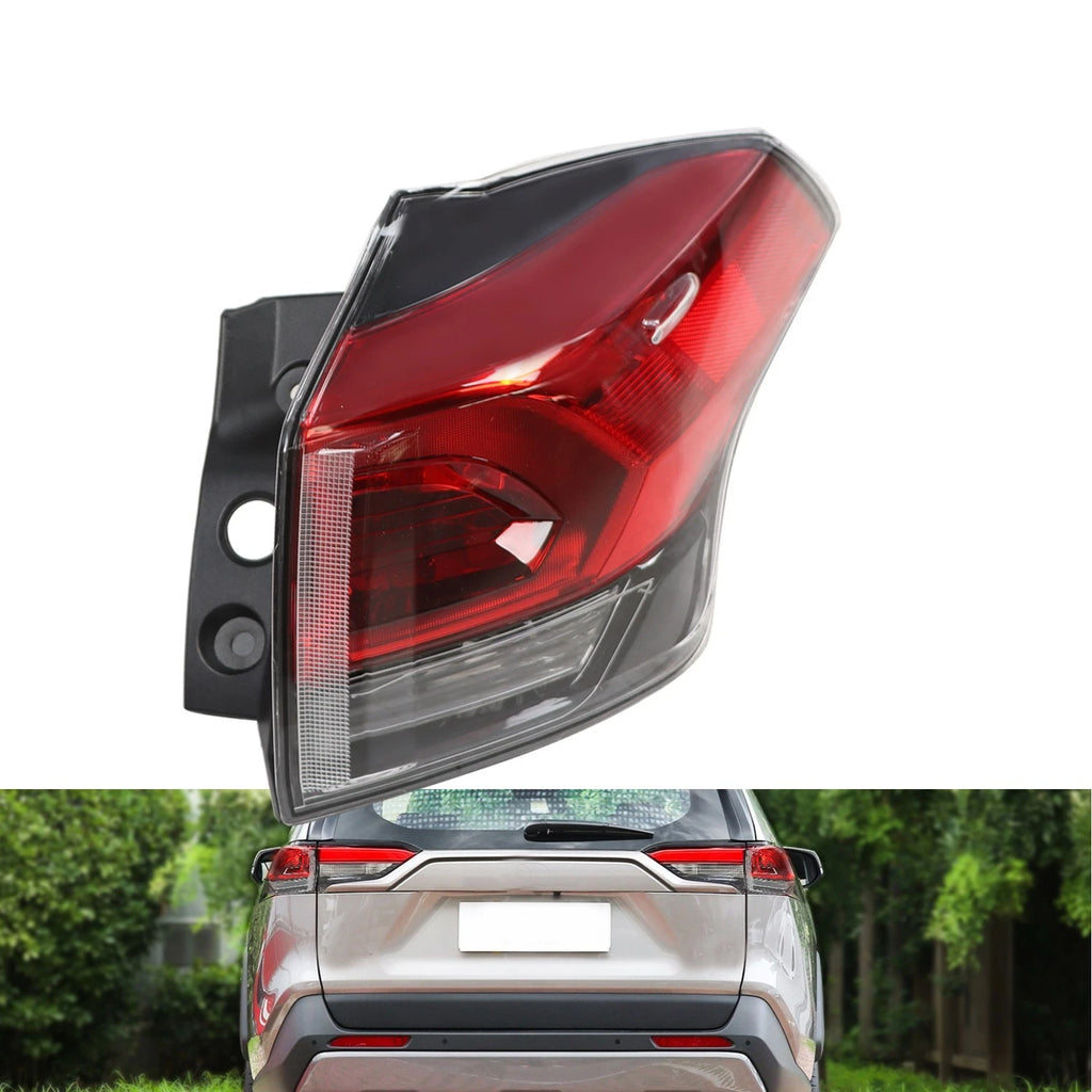 Rear Outer Tail Lights for Toyota RAV4 (2016–2018) Left & Right Halogen
