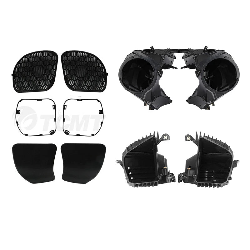 Fairing Storage Glove Box Door Speaker Grilles for Harley Touring FLTR (2015–2023)