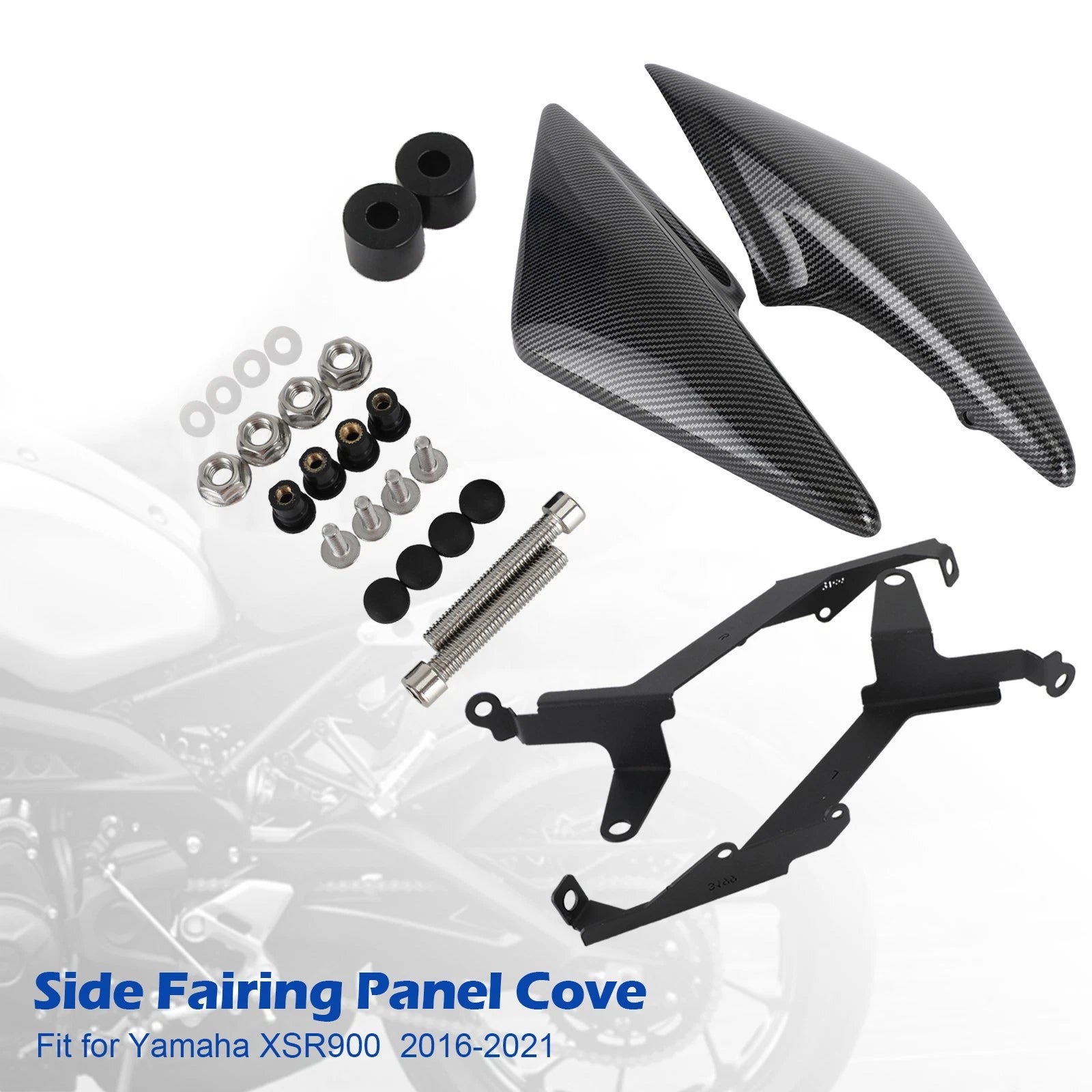 Tail Side Driver Seat Frame Cover for Yamaha XSR 900 (2016–2021) Carbon