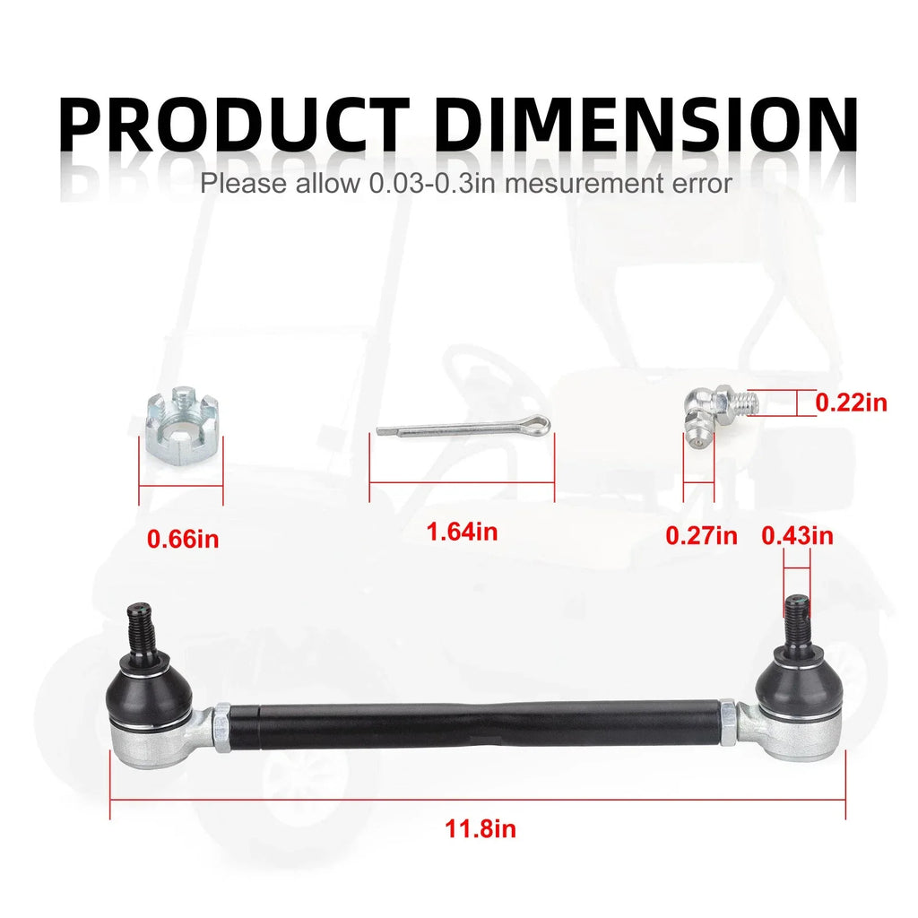 Golf Steering Tie Rod End Shaft for EZ-GO Cart