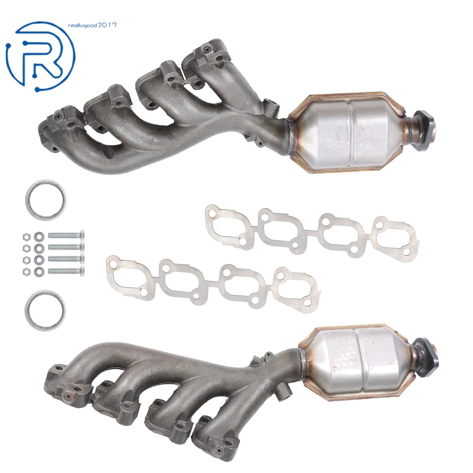 Set of 2 Catalytic Converters for Cadillac SRX 4.6L (2004–2009)