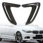 2pcs Side Body Marker Fender Air Wing Vent Trim for BMW 3 Series GT (2013–2017)