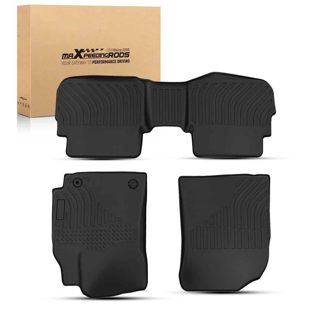 Set of 4 Waterproof Floor Mats for Toyota Corolla (2009–2013) Rubber