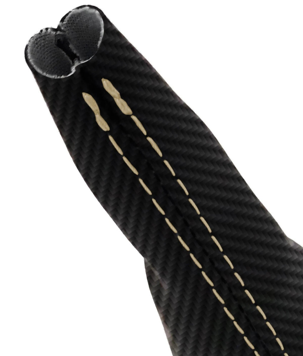 Automatic Shift Boot for Chevrolet Colorado (2015–2022) Carbon Fiber Beige Stitch