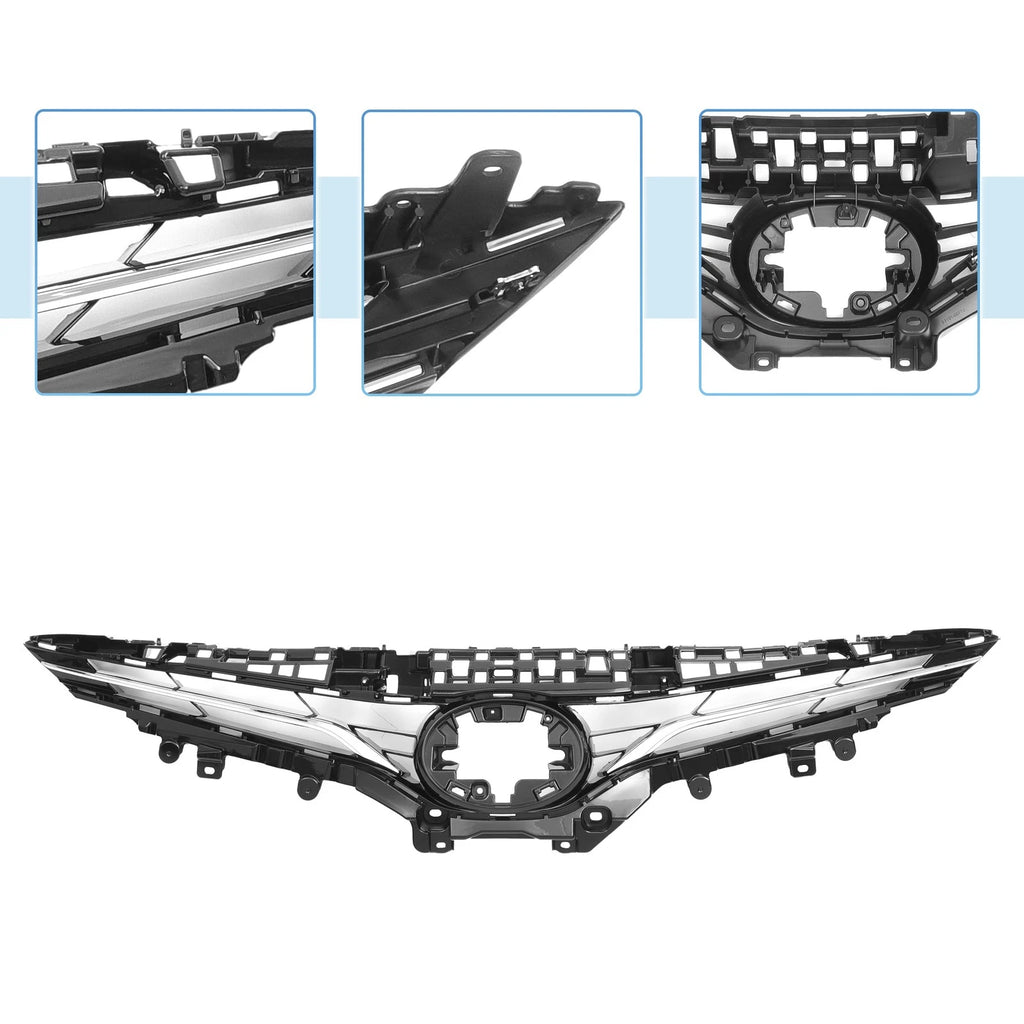 Front Hood Bumper Grille for Toyota Camry LE (2018–2023) No.5310106F50