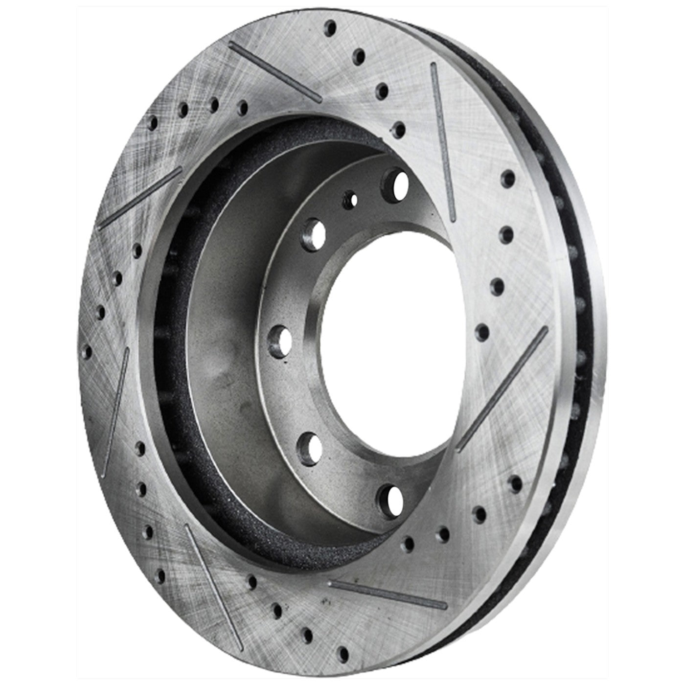 Brake Disc and Pad Kit for Chevrolet Silverado 1500 (2005) Cross-drilled & Slotted