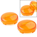 Yellow Turn Signal Lens Light Cover Guard for Harley Touring Softail Dyna