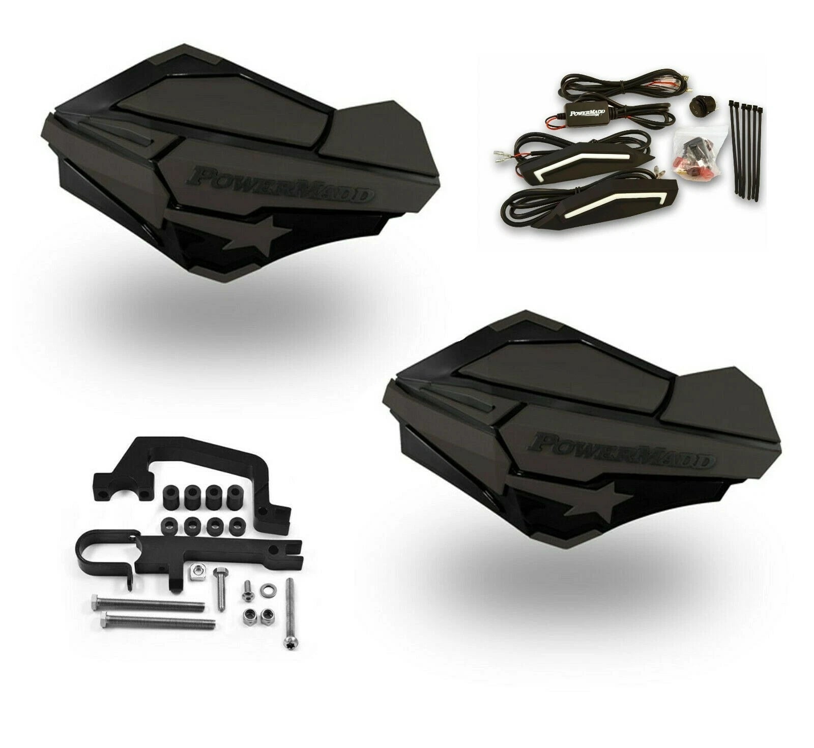 Powermadd Sentinel LED Handguards for Ski-Doo Snowmobile