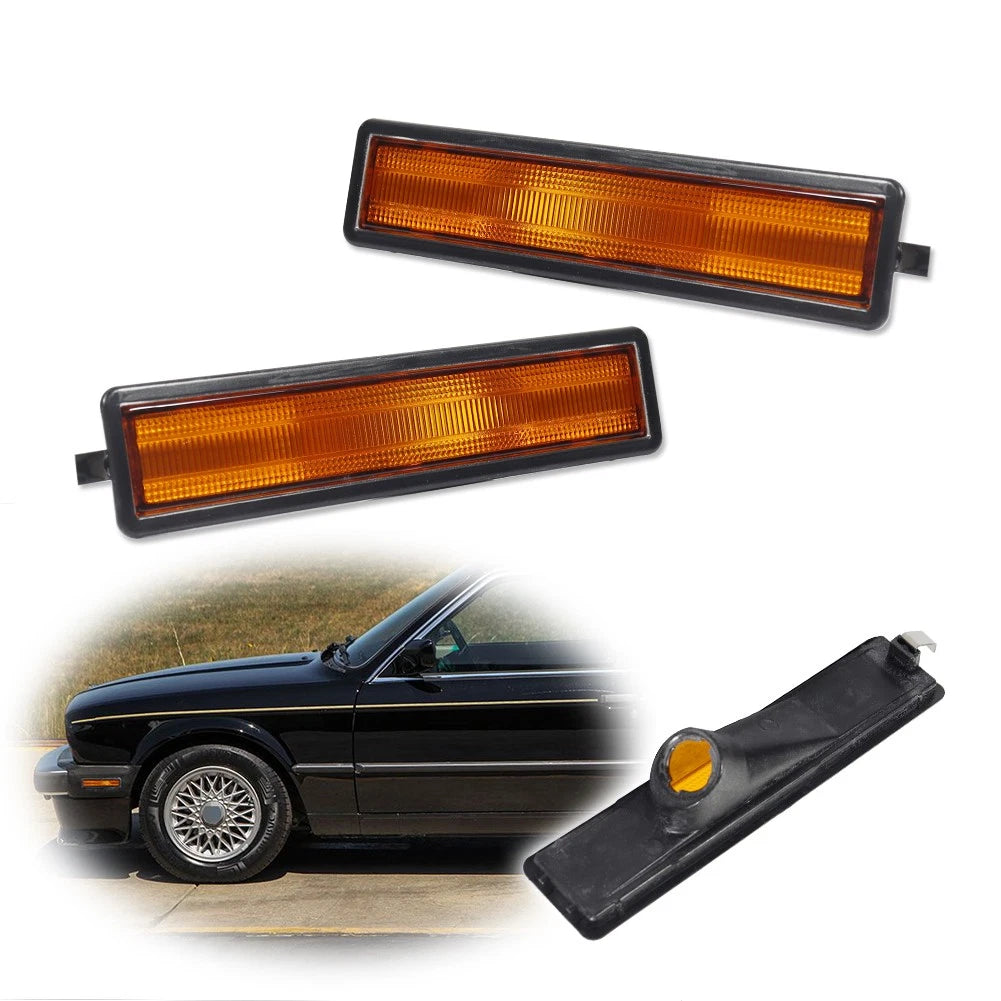 Amber Side Marker Lights for BMW E30, E34, E32