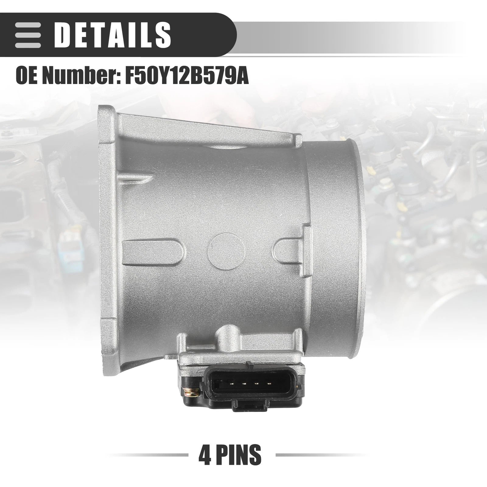 Air Flow Sensor Meter for Ford E-150 E-350 (1997–2000) No.F50Y12B579A