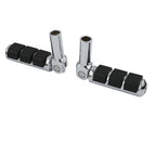 Slim Chrome Rear Foot Pegs Mount for Harley Softail Cross Bones (2008-2017)