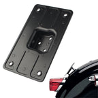 Laydown Tilt License Plate Frame Mount for Harley Big Twins Sportster Dyna