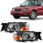 Headlight Set of 2 for Subaru Forester (2003–2004)