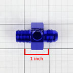 6-AN Flare to 1/4" NPT Fitting/Adapter with 1/8" Port for Automotive