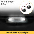 2pcs License Plate Light for Ford F-150 F-250 F-350 (1990–1999) Clear Lens