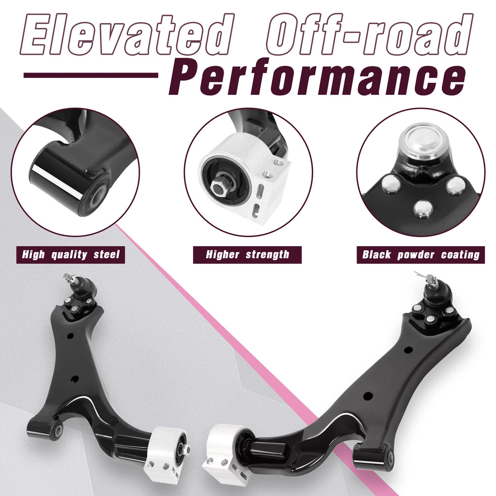 Front Lower Control Arms for Chevy Equinox / GMC Terrain (2010–2017)
