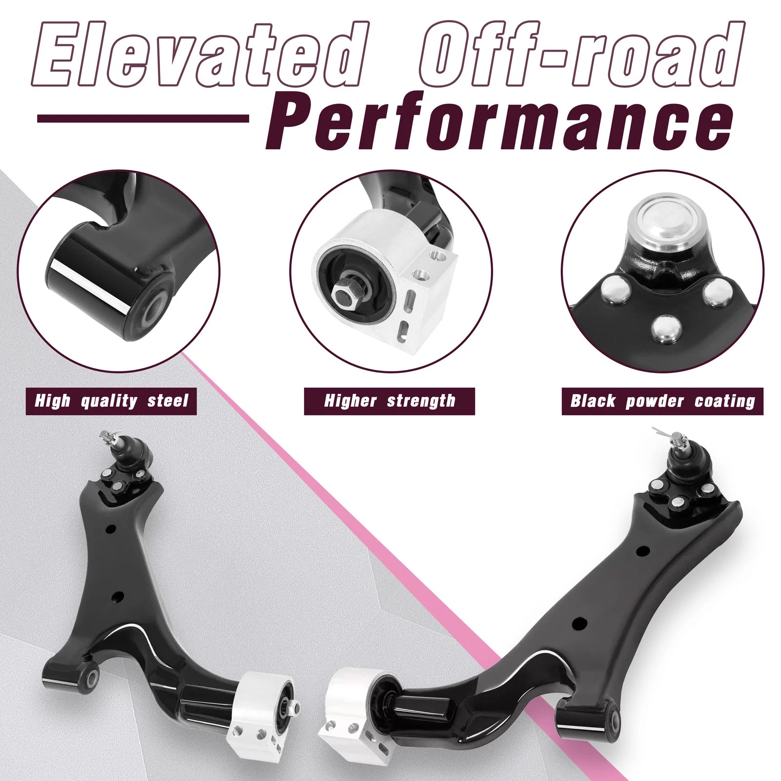 Front Lower Control Arms for Chevy Equinox / GMC Terrain (2010–2017)