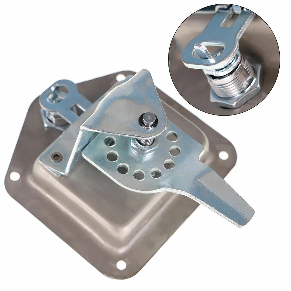 Set of 4 Stainless Paddle Handle Locks for RV Trailer (Fits Various Models)