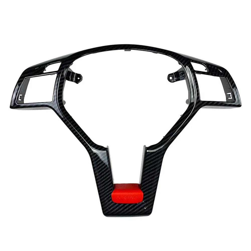 Carbon Steering Wheel Frame Trim Cover for Mercedes A C E SLK CLA CLS GLA Class
