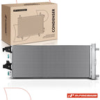 A/C Condenser with Receiver Drier for Chevy Silverado 1500 GMC Sierra (2007–2013)