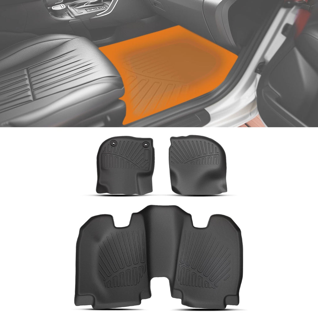 Set of 2 Easy Clean TPE Floor Mats for Honda HR-V (2016–2022)