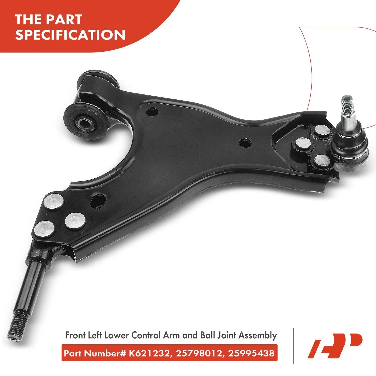 Front Left Lower Control Arm Ball Joint for Chevy Traverse (2009-2023)