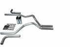 2.5" Dual Exhaust Kit for Chevy GMC 1500 (2019–2025) - Side Exit, No Muffler