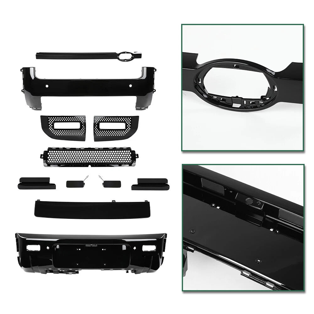 Front and Rear Bumper Body Kit for Land Rover Defender 90 110 130
