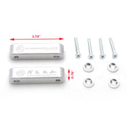 Billet Hood Spacer Riser for Honda Acura (1990-2001) JDM Password Silver