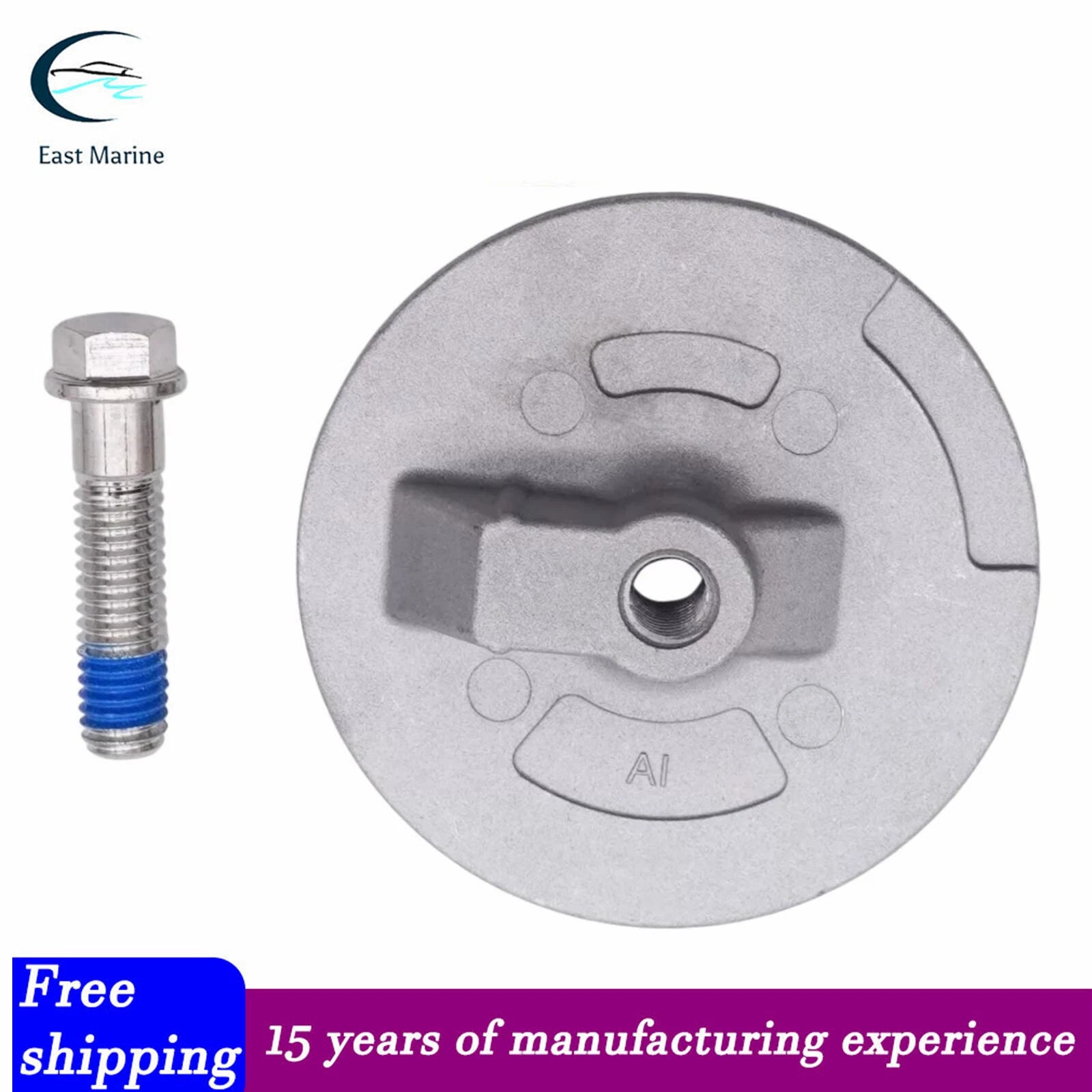 Zinc Anode Plate for Mercury Quicksilver Mercruiser Alpha (76214Q5)