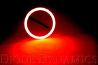 Red LED Tail Light Halo Inserts Set of 4 for Chevrolet Corvette (2006–2013)