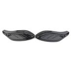 Black Windshield Air Deflector for Harley Touring FLHR FLHT CVO (96-13)