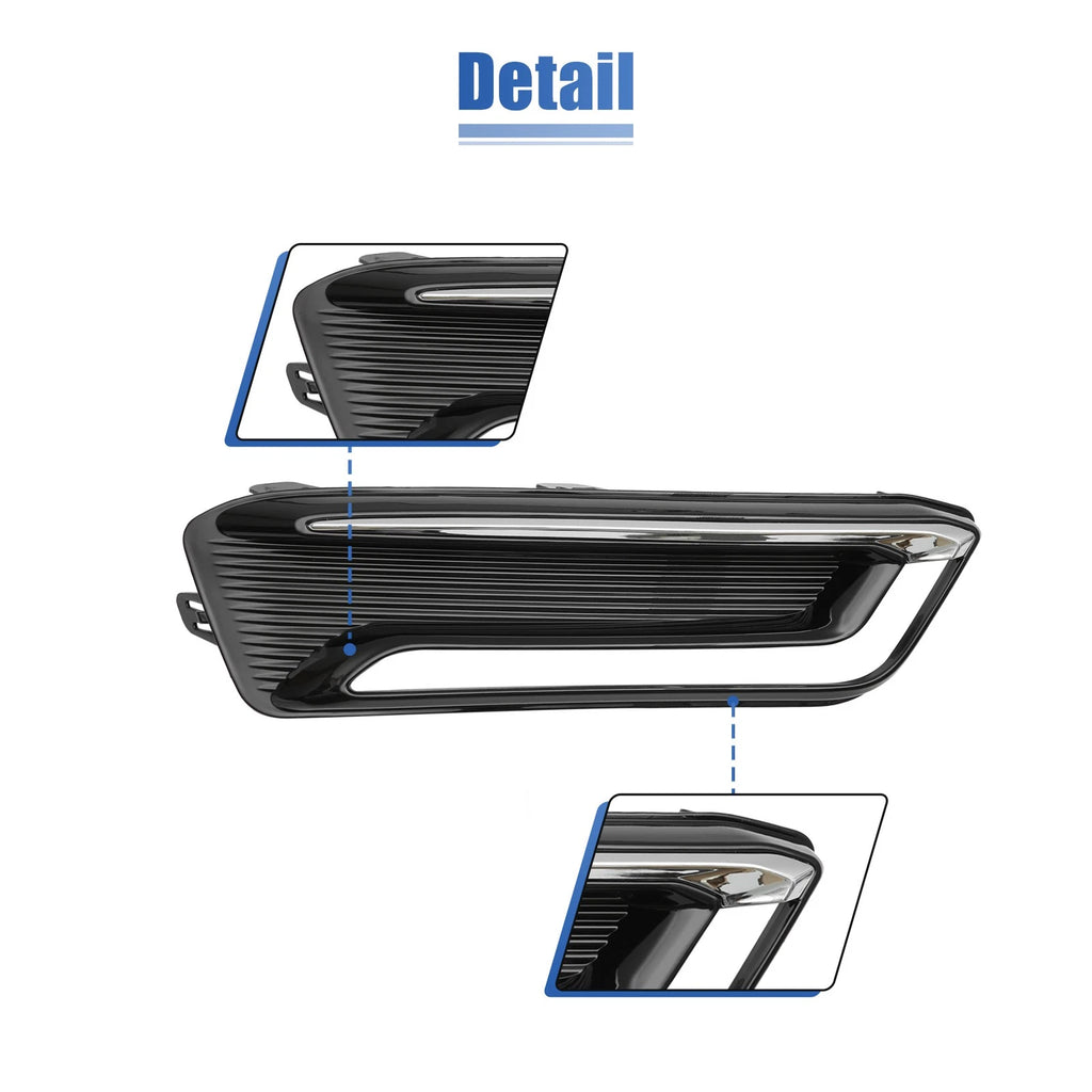 Front Left Fog Light Grille Cover for Chevy Impala LTZ (2006–2013) GM1038166
