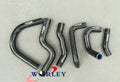 Silicone Radiator Cooler Hose for Honda RVF400 NC35 NC30 VFR400 Black