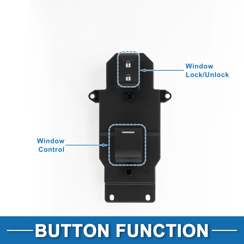 Front Passenger Side Power Window Switch for Honda CR-V (2012–2016) No. 35760TR0A21