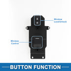 Front Passenger Side Power Window Switch for Honda CR-V (2012–2016) No. 35760TR0A21