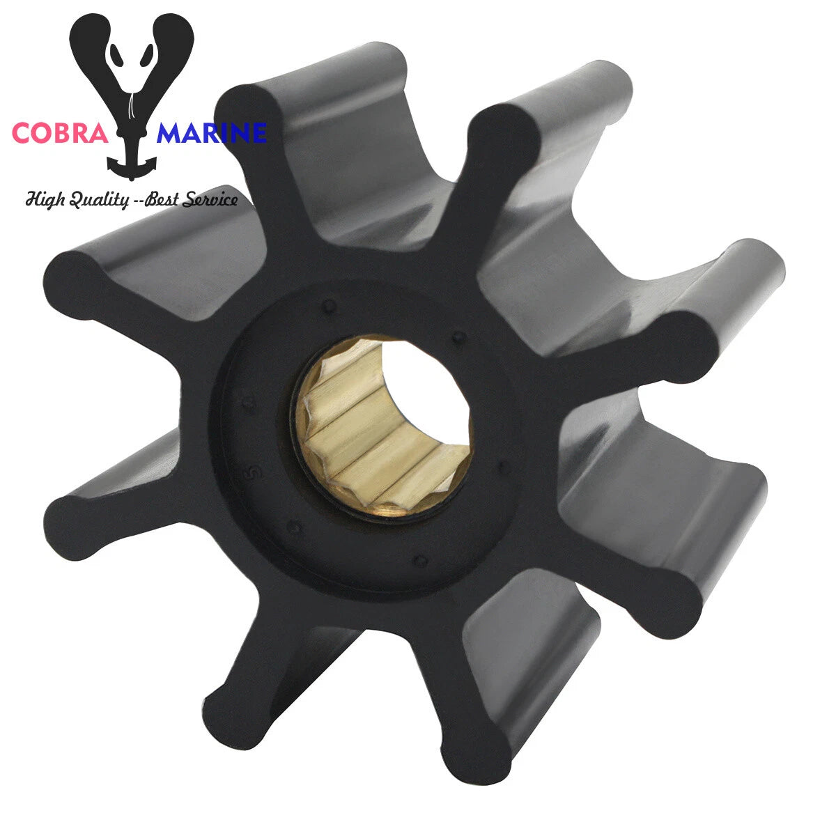 Water Pump Impeller for JABSCO Yanmar (11979-0001, 122610-42021, JMP 7200-01)