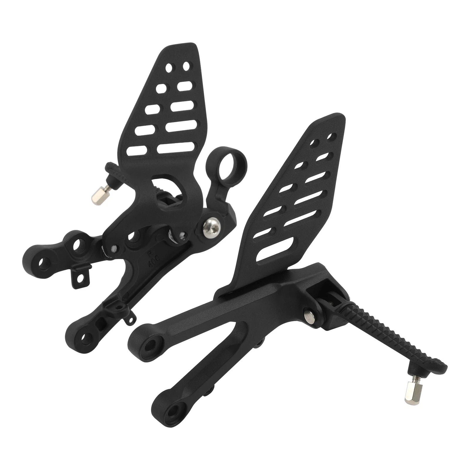 Front Rider Driver Footpegs Footrests Bracket for Yamaha YZF R6 (2006–2016)