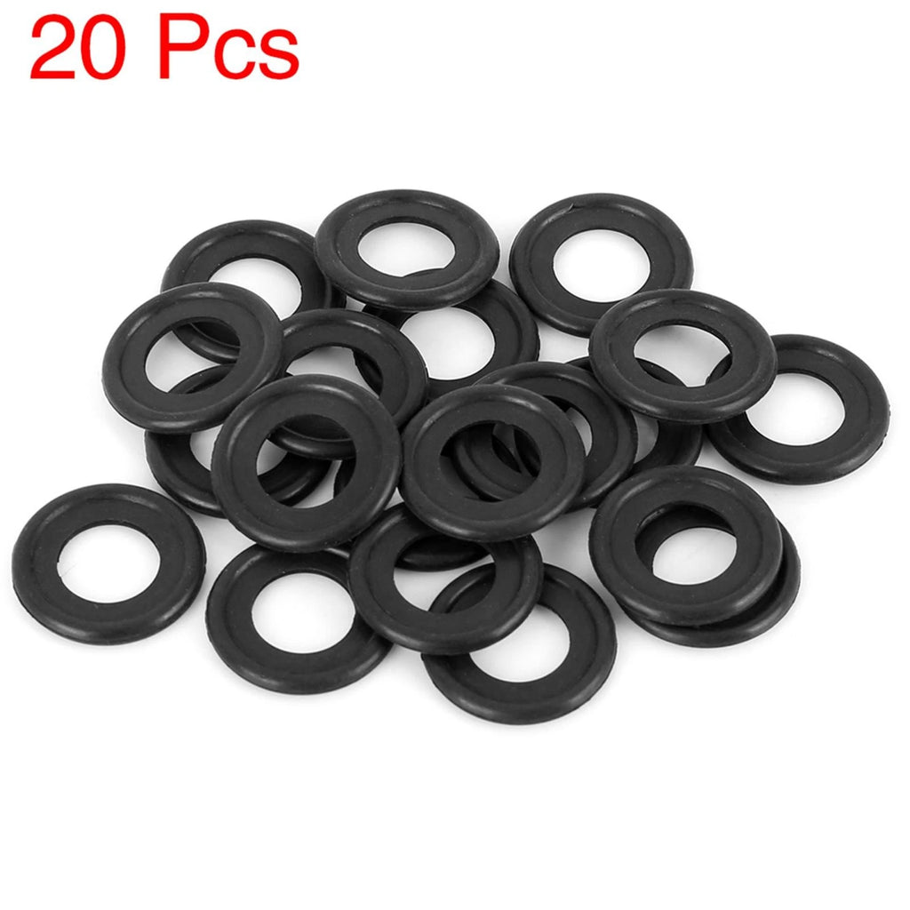 20pcs M12 Rubber Engine Oil Drain Plug Crush Gasket Washers for Chevy