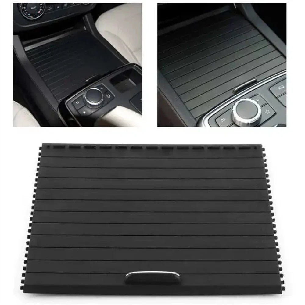 Cup Holder Roller Blind Cover for Mercedes Benz W166 ML GL (2012-2019)
