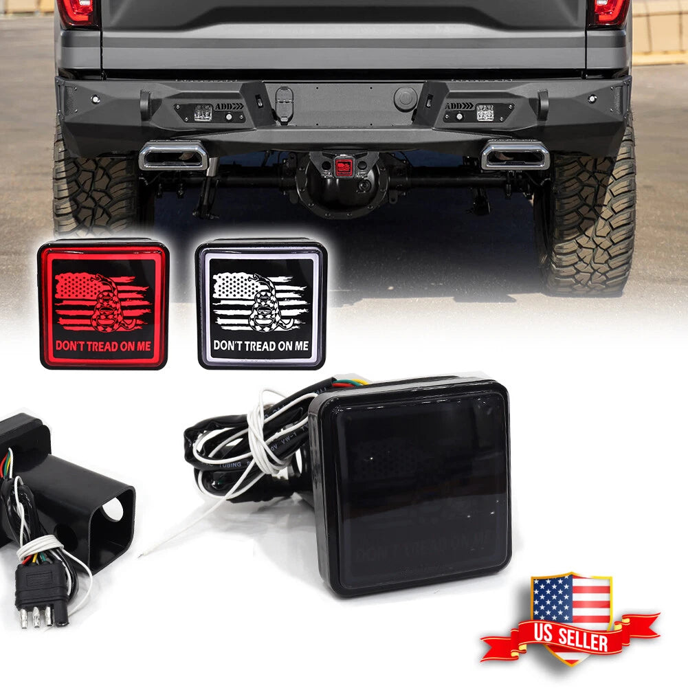 Smoke Red LED Brake Light for 2" Trailer Hitch (Fitment Required)