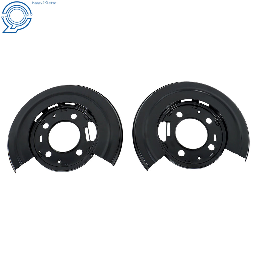 Set of 2 Rear Brake Plates Dust Shields for Ford F-250 (2005–2010)