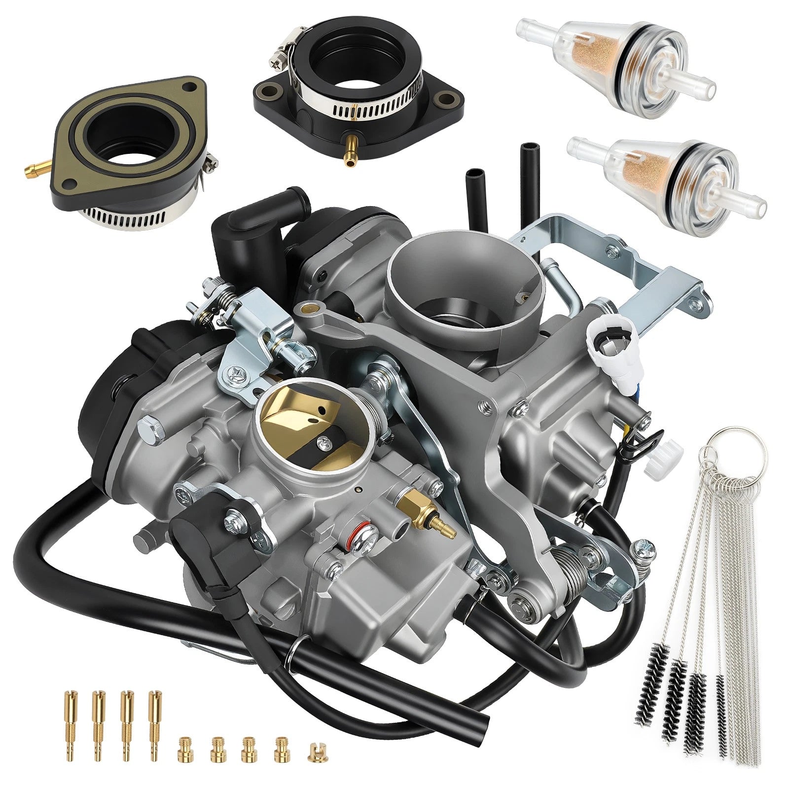 Carburetor with Boots for Yamaha V-Star 1100 Custom XVS1100 (1999–2005)