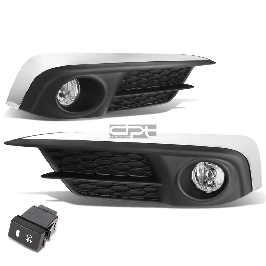 Fog Light Lamp Set for Honda Civic FC1 (2016) - Clear Lens, Cover, Switch