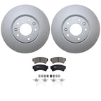 Front Brake Kit with 299mm Rotors & TRW Pro Ceramic Pads for Fusion MKZ Zephyr (2006–2012)