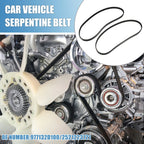 Set of 1 Serpentine Belt for Hyundai Elantra (2011–2016) No. 977132D100, 2521223721