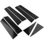 8 Pcs Window Pillar Posts Door Trim Covers for Nissan Rogue (2014-2020)