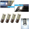 4 x BA15D 5050 27 SMD White Marine Boat Cabin Lamp Bulb