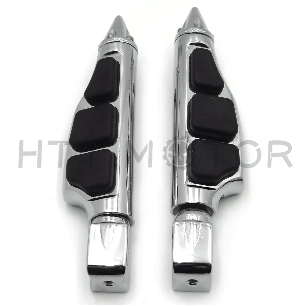 Stiletto Spike Footpegs for Kawasaki Vulcan 900 Classic, Suzuki Boulevard M90